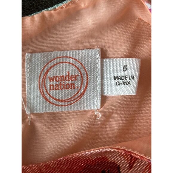 Elegant Girls size 5 Floral Dress with rhinestone lined pockets - Picture 7 of 7